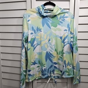 NWT Columbia Printed Hoodie Top L
